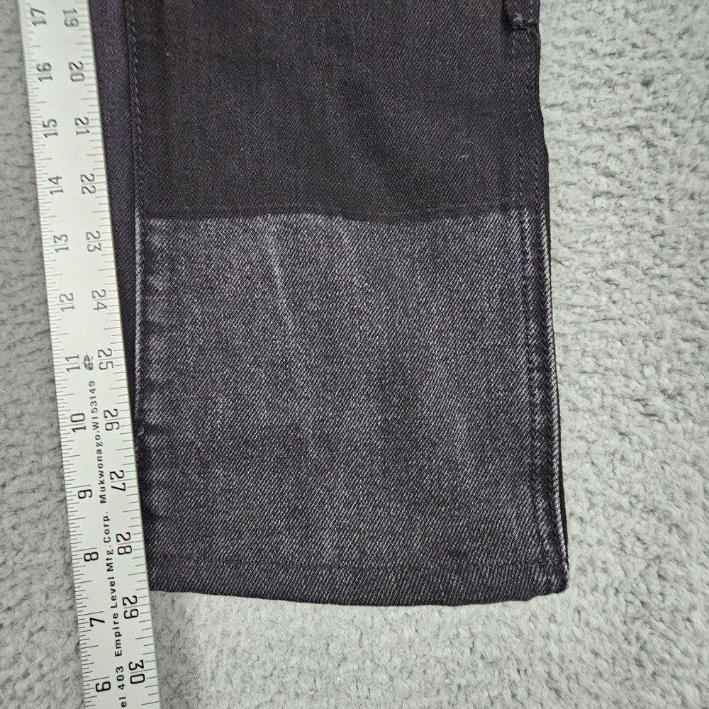 MNML Carpenter Jeans Men 37x28.5 Black Double Knee Utility Workwear Denim Pants - Picture 7 of 7